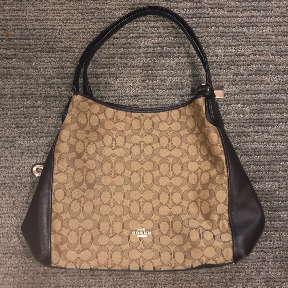 Coach signature handbag. Great briefcase style